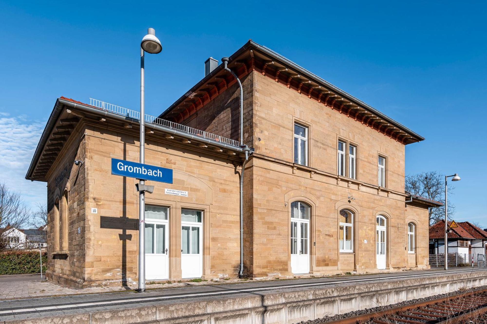 Bahnhof Grombach Bad Rappenau Exterior foto
